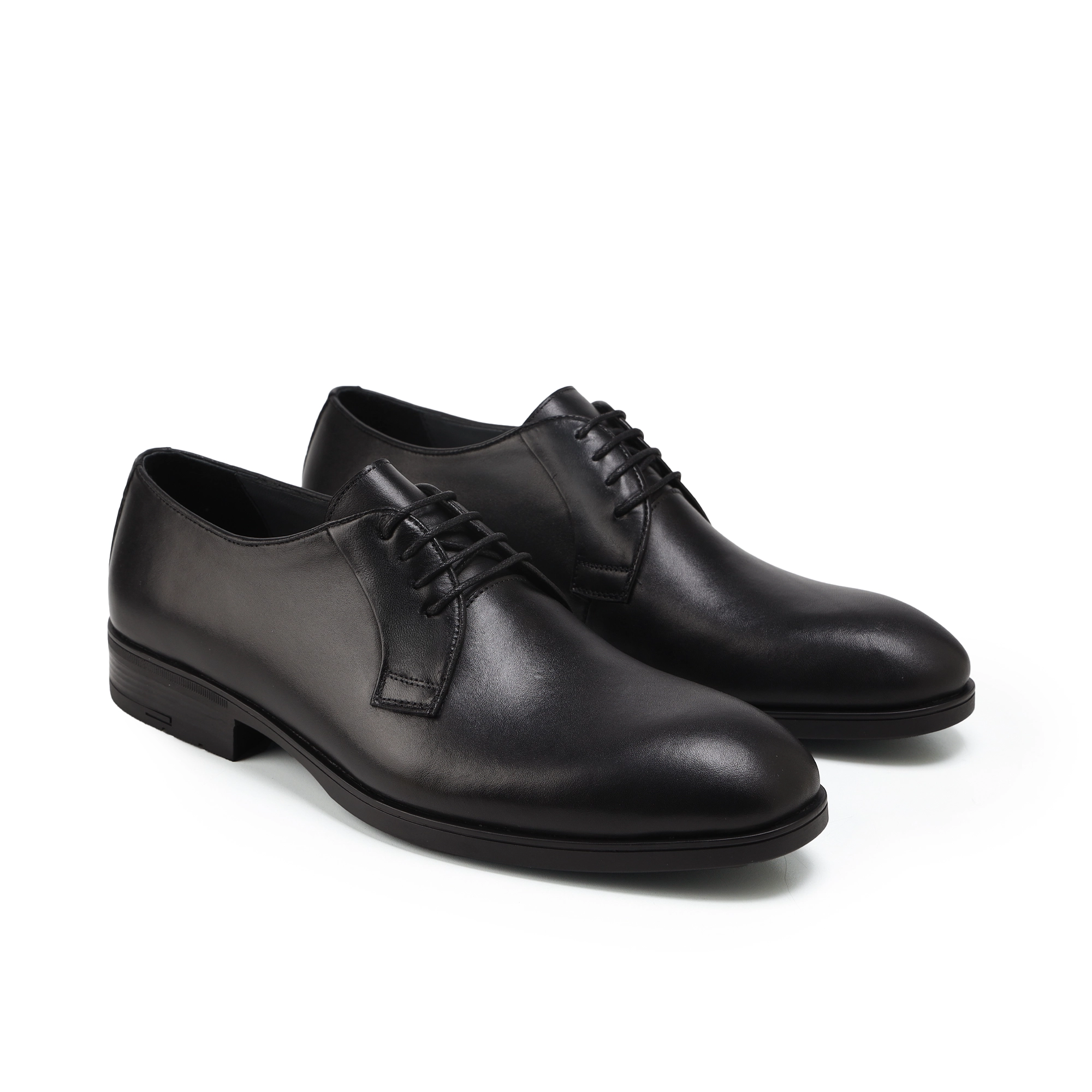 Adam’s Classic Plain-Toe Derby, Black, Code 2113