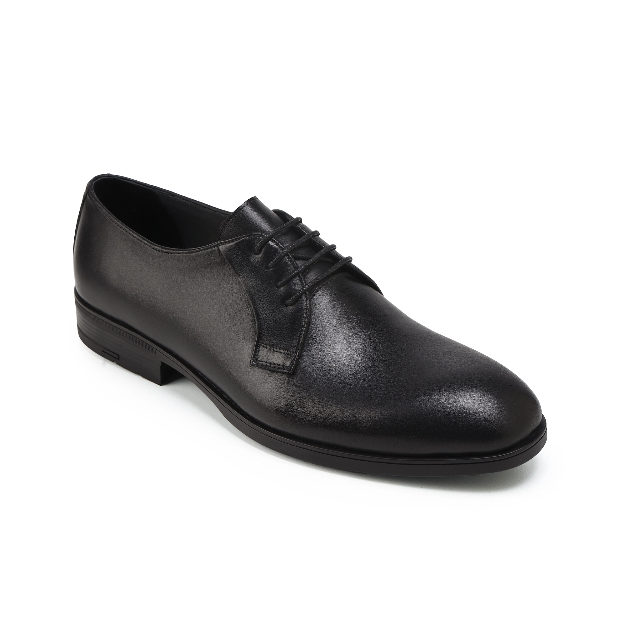Adam’s Classic Plain-Toe Derby, Black, Code 2113