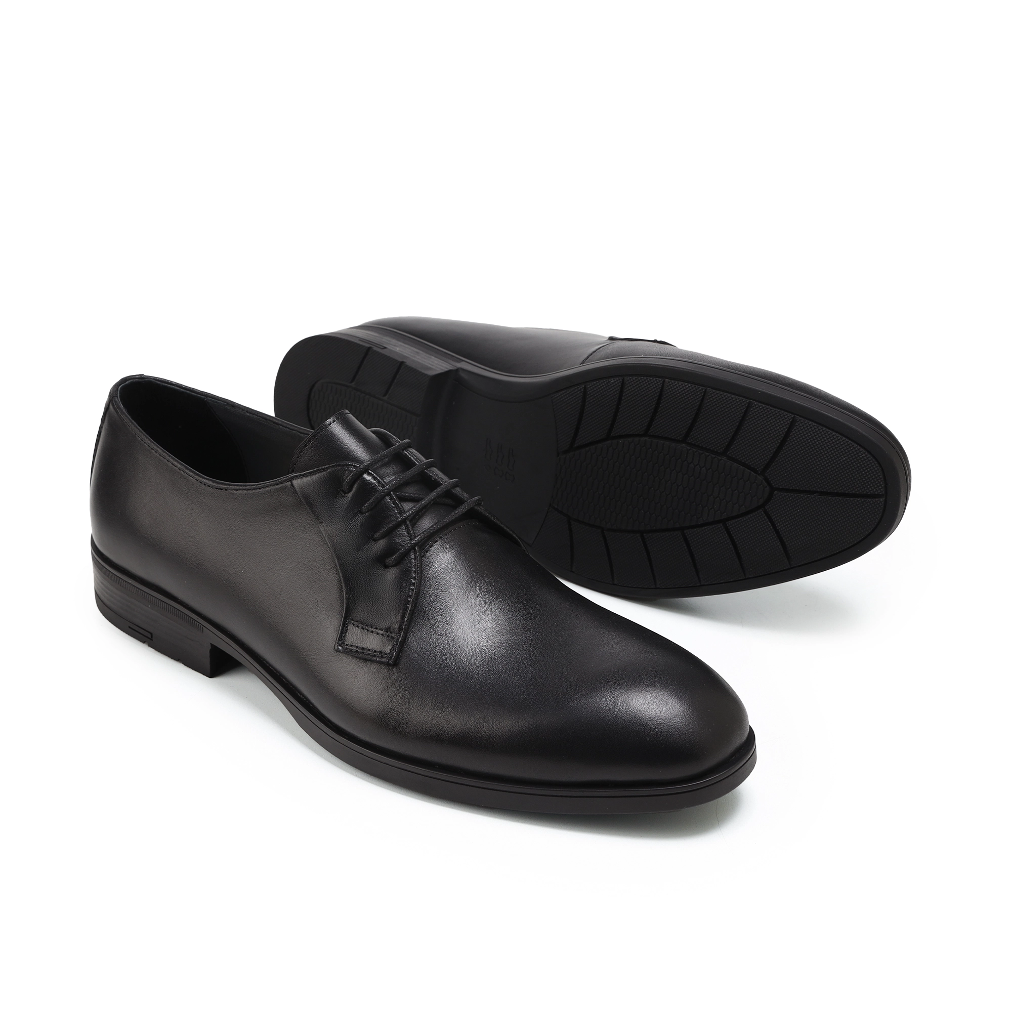 Adam’s Classic Plain-Toe Derby, Black, Code 2113