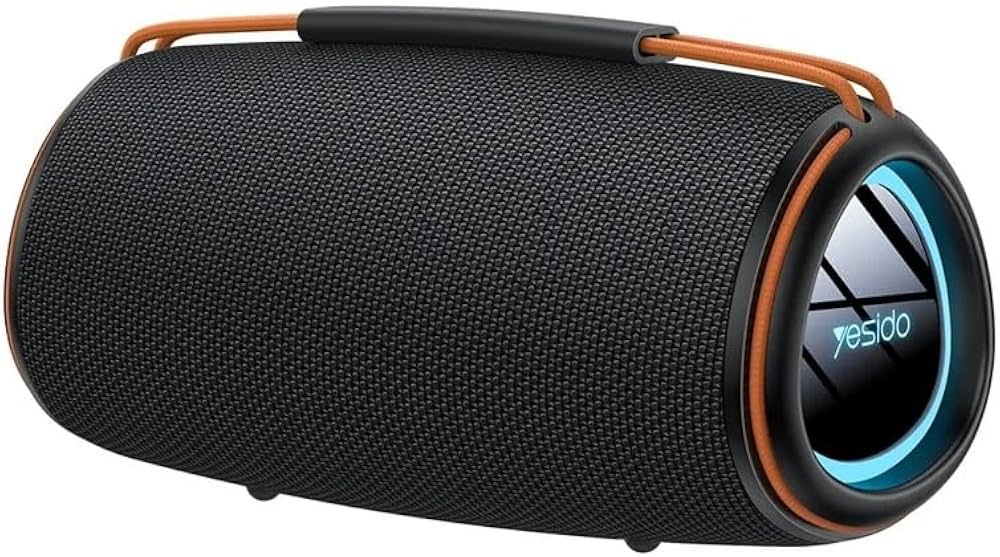 Yesido YSW38 Portable Wireless Bluetooth Speaker – 30W Max Power, RGB Dynamic Lighting, TWS Stereo Pairing & 7-Hour Playtime