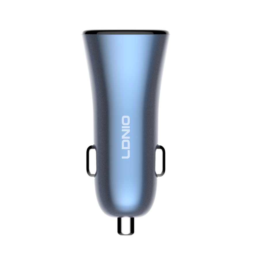 لادنيو فاست كار تشارجر - يو إس بي -إيه + تايب سي 60 وات-LDNIO Fast Car Charger USB -A+ TYPE-C (60W)- (100CM) Model:C3