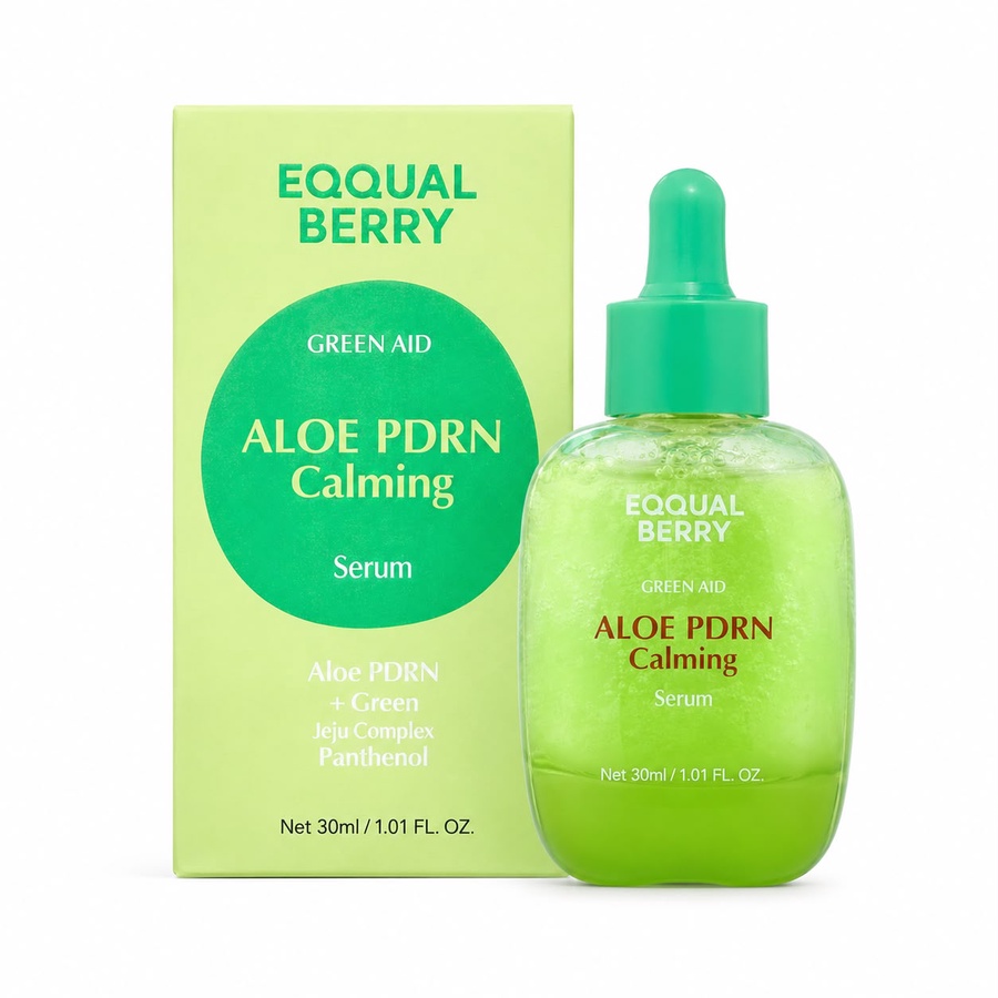 EQQUAL BERRY Green Aid Aloe PDRN Calming Serum 30ml
