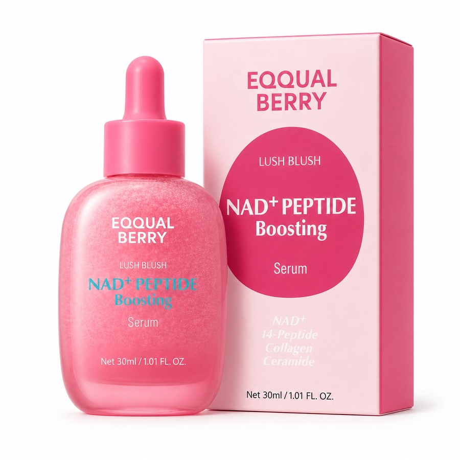 EQQUAL BERRY Lush Blush NAD+ Peptide Boosting Serum