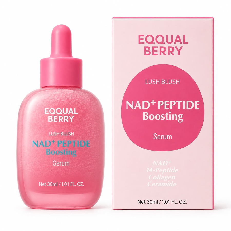 EQQUAL BERRY Lush Blush NAD+ Peptide Boosting Serum