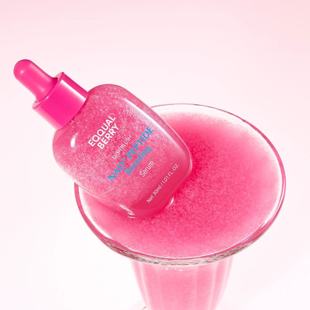 EQQUAL BERRY Lush Blush NAD+ Peptide Boosting Serum
