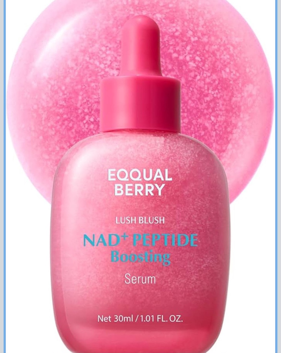 EQQUAL BERRY Lush Blush NAD+ Peptide Boosting Serum