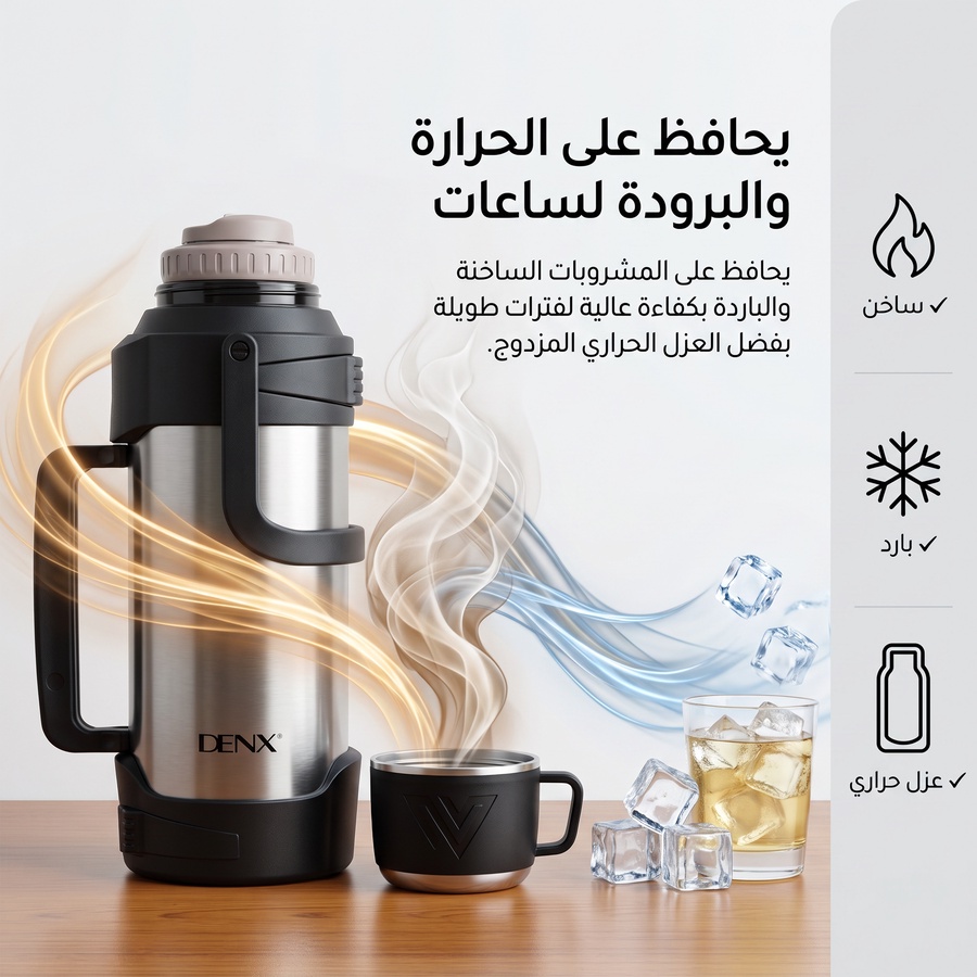 ترمس DENX DX4603 بسعة 4 لتر