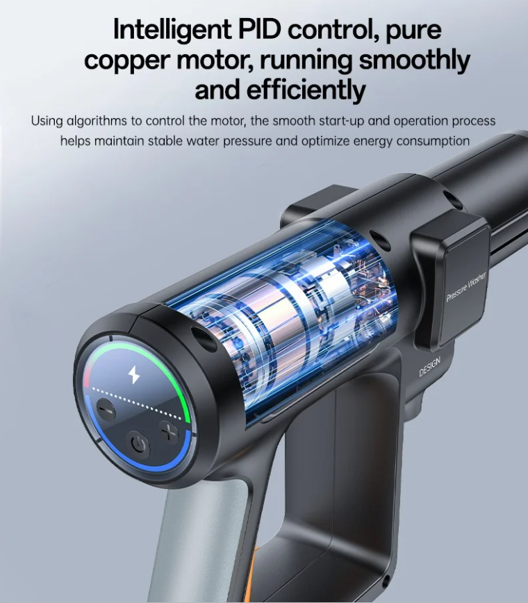 Yesido Portable Cordless Car Pressure Washer (VC18) - 3.2MPa High-Pressure Water Sprayer