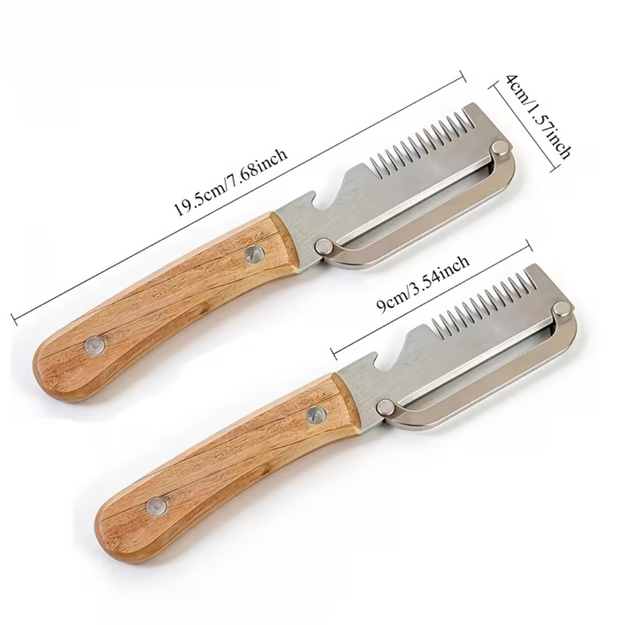 Premium Stainless Steel Vegetable Peeler and Slicer 19.5 cm