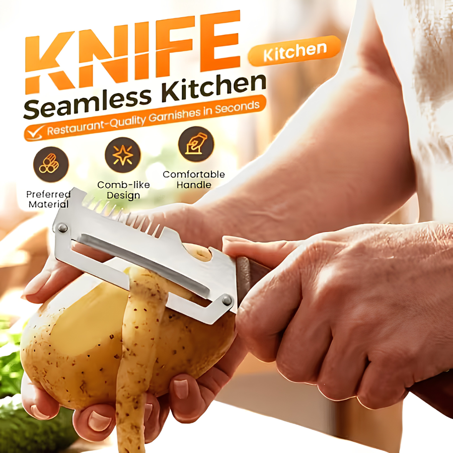 Premium Stainless Steel Vegetable Peeler and Slicer 19.5 cm