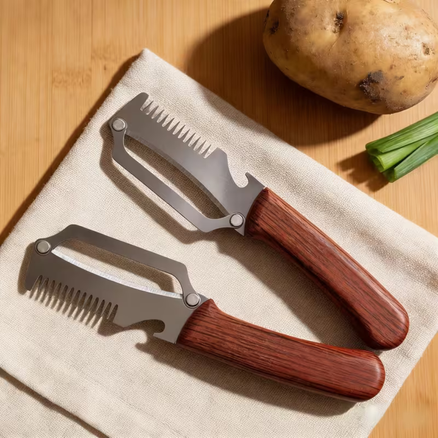 Premium Stainless Steel Vegetable Peeler and Slicer 19.5 cm