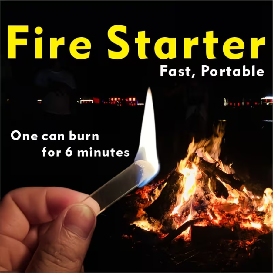 10 Pieces Outdoor Fire Starter Strips
