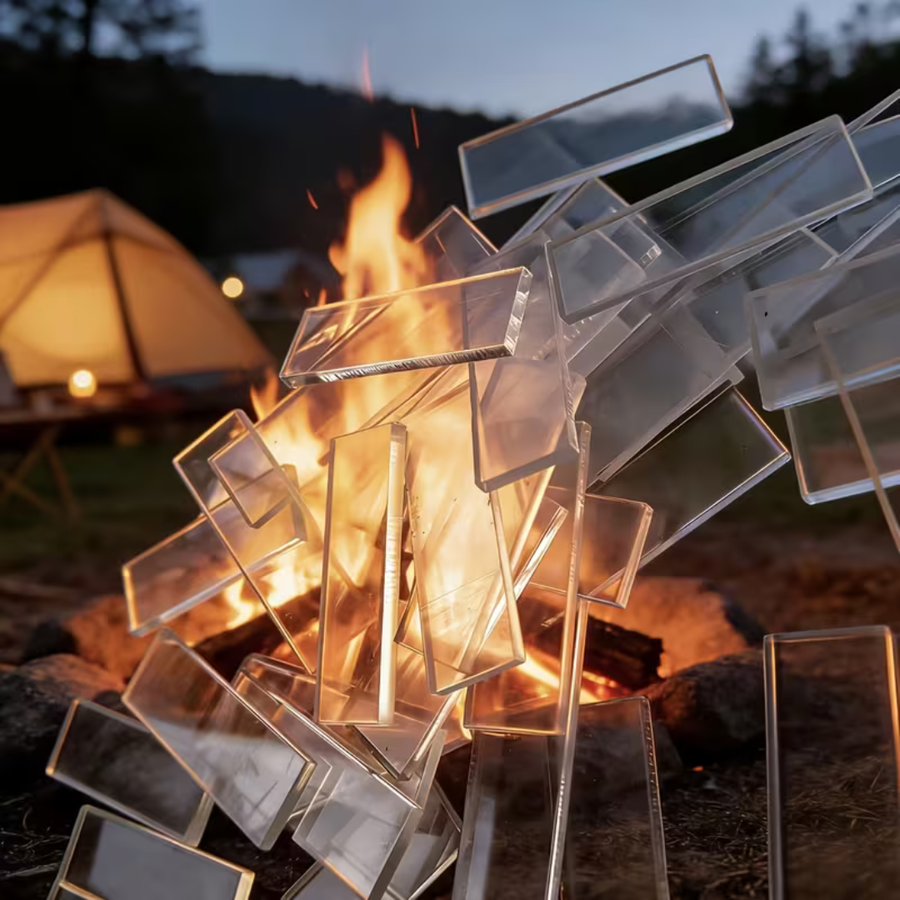 10 Pieces Outdoor Fire Starter Strips
