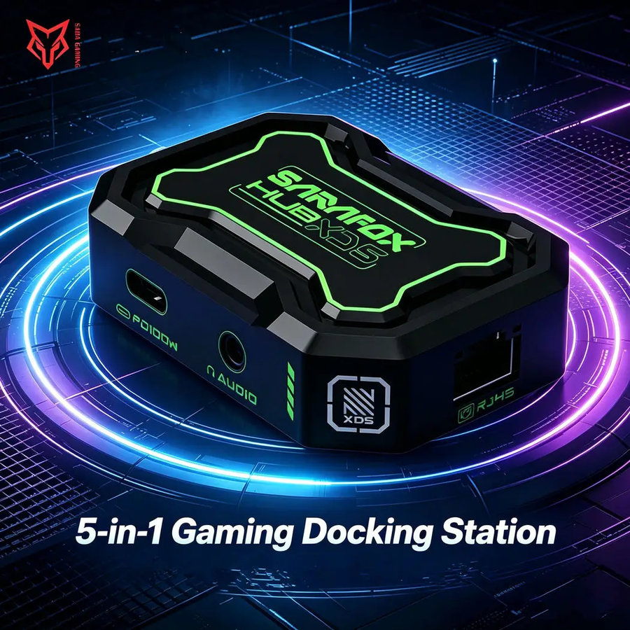   Sarafox 5in1 Gen2 100w -1000mbp Rj45 Docking Station