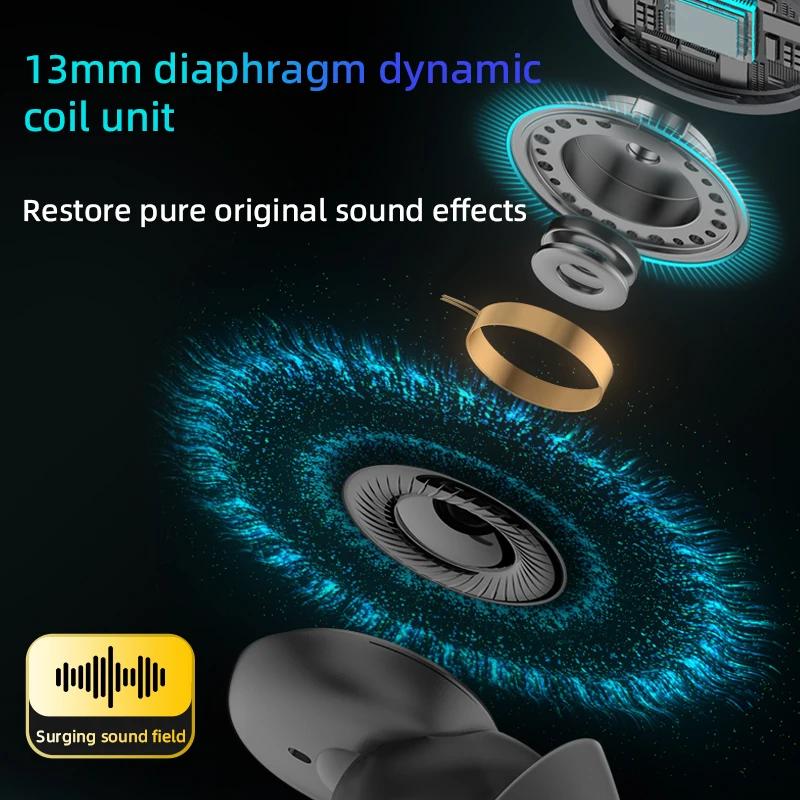 PIVA S6W 13mm 2.4G Wireless Neck Sports Earphones