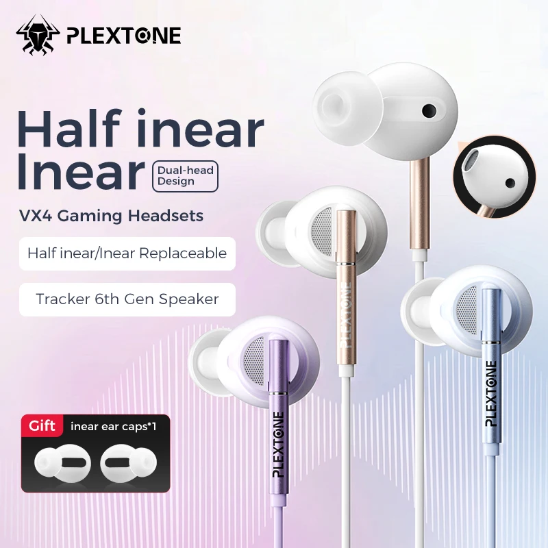 Plextone VX4 In-ear Wired Earphones