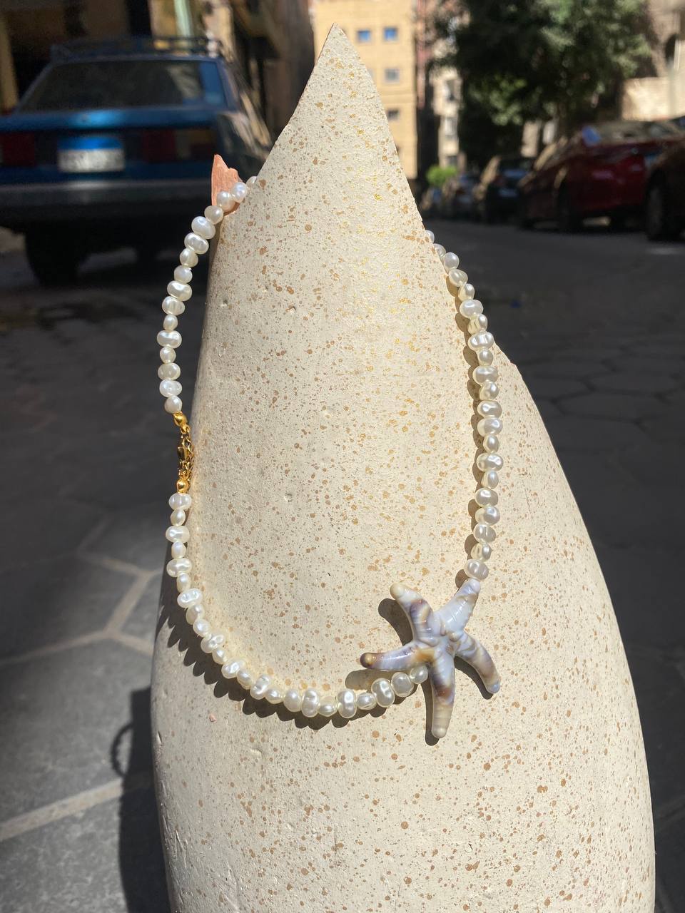 Pearl Starfish Necklace