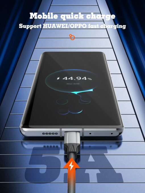 لادنيو فاست تشارجر داتا كابل تايب - سي - تو - لايتينج 30 وات -LDNIO Fast Charging Data Cable Type-C to Lightning (30W) (1000mm)- Model:LC441i 