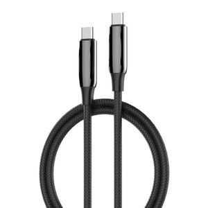 لادنيو فاست تشارجر داتا كابل تايب - سي - تو - تايب سي 1متر 240وات -LDNIO Fast Charging Data Cable Type-C to Type-C (240W) (1000mm) LC921C 