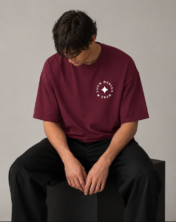 تيشيرت بوليفار Streetwear قطن ثقيل Oversized فاخر Unisex