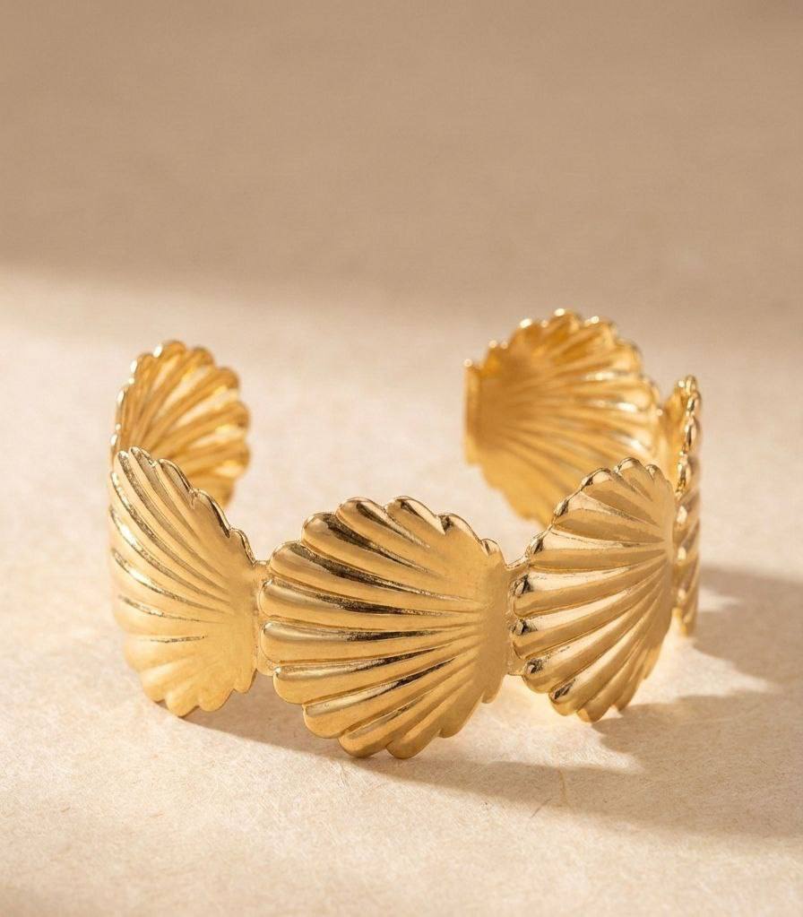 seashell cuff bracelet