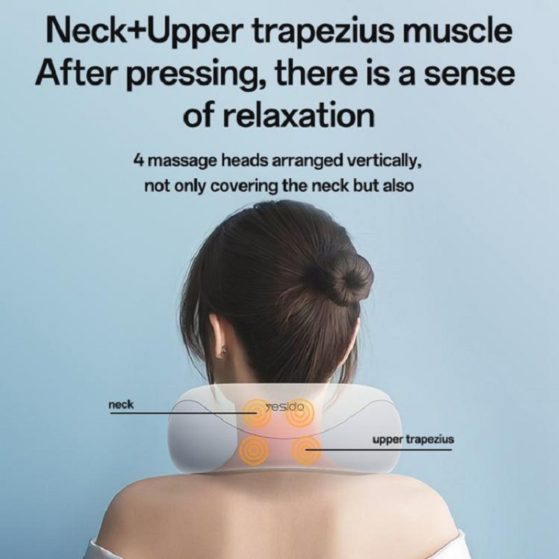 Yesido MG14 Heat Therapy Electric Neck Massager, MG14