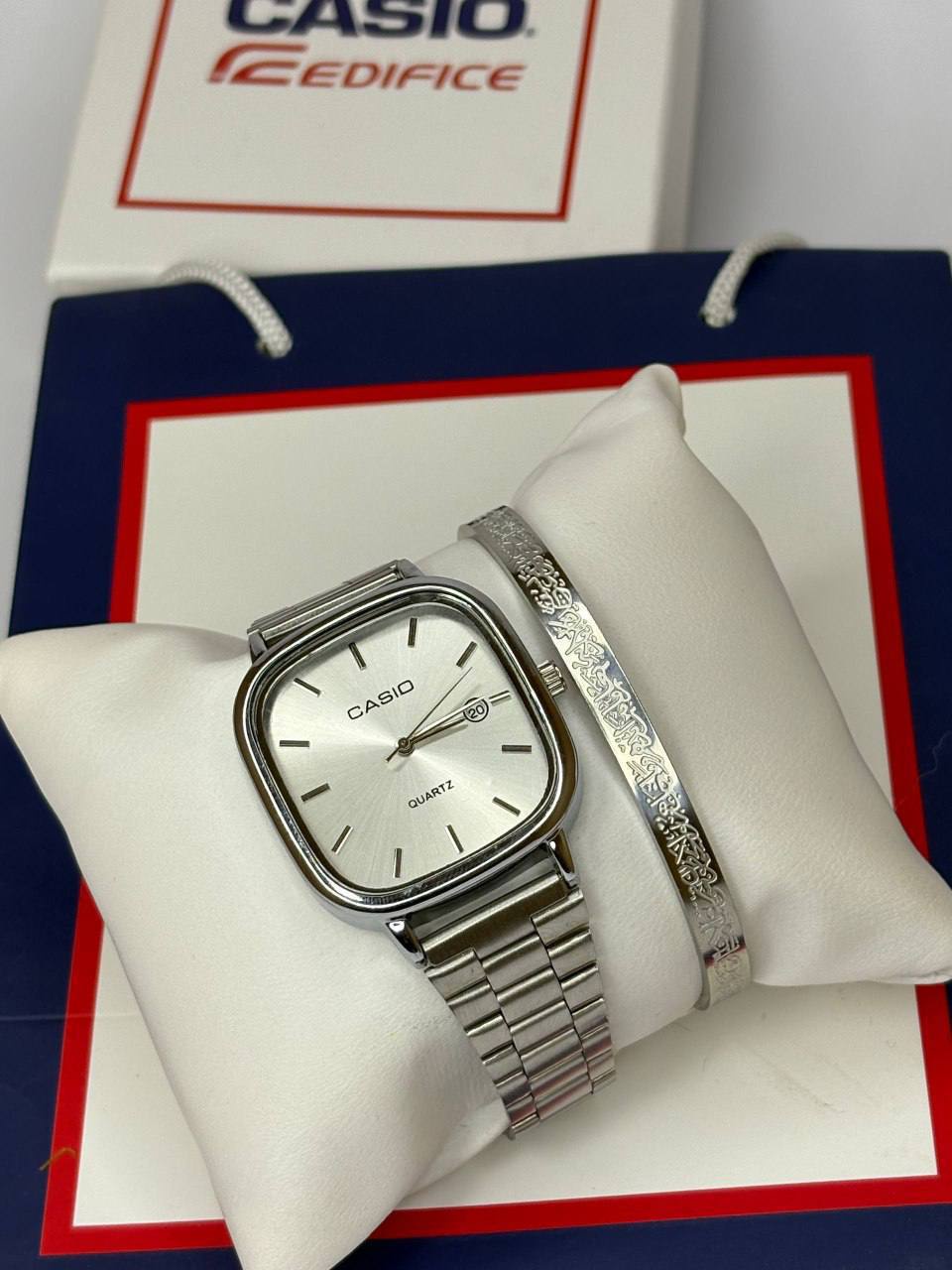casio watch & ayat el kursi bracelet