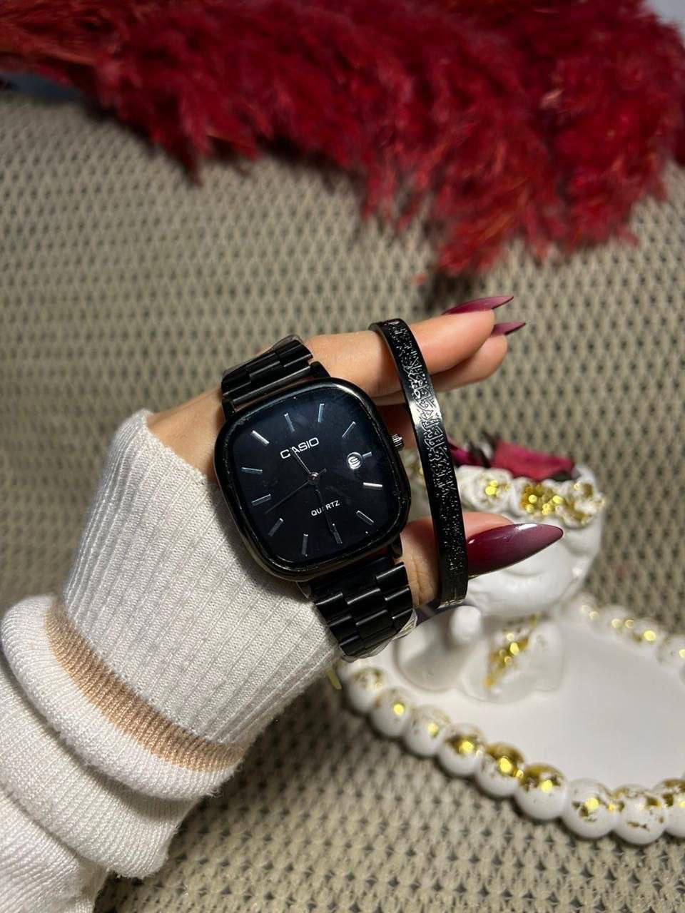 casio watch & ayat el kursi bracelet