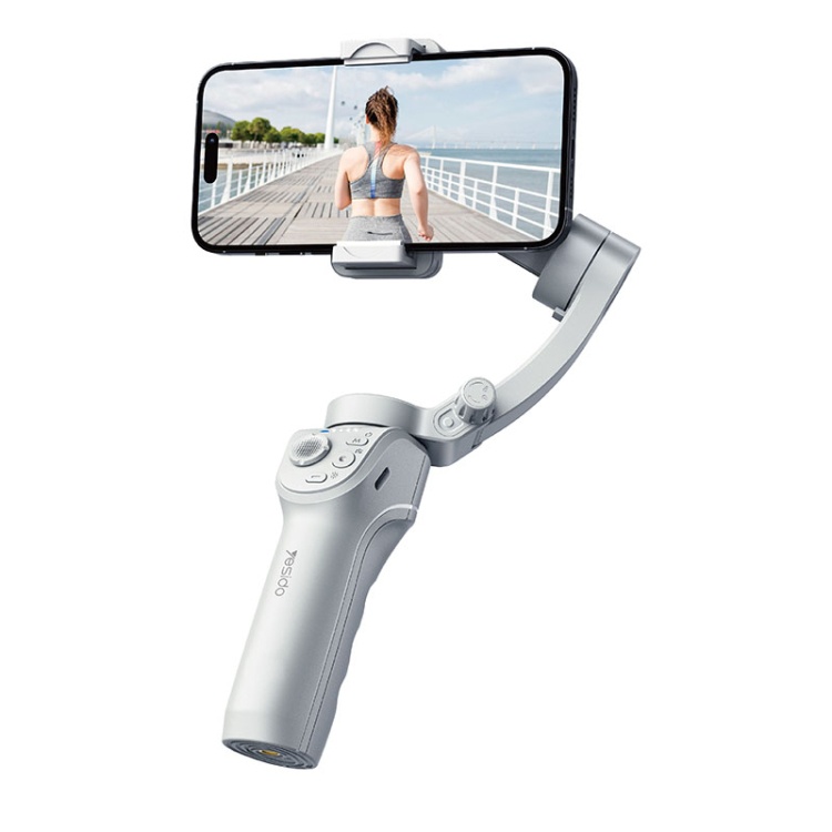 Yesido SF18 360° AI Auto Face Tracking Handheld Gimbal Stabilizer & Selfie Stick Tripod – Grey