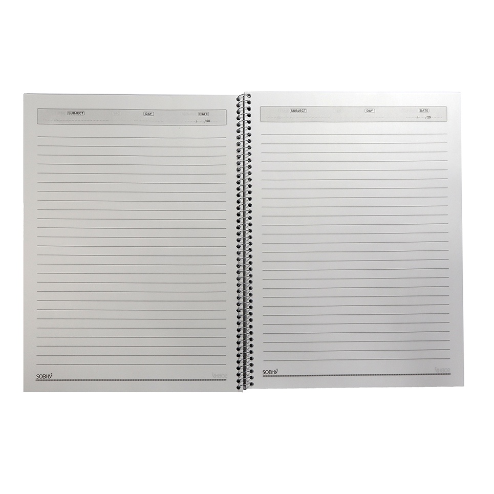 SOBHY A4 Kraft Cover Spiral Notebook – 60 Sheets