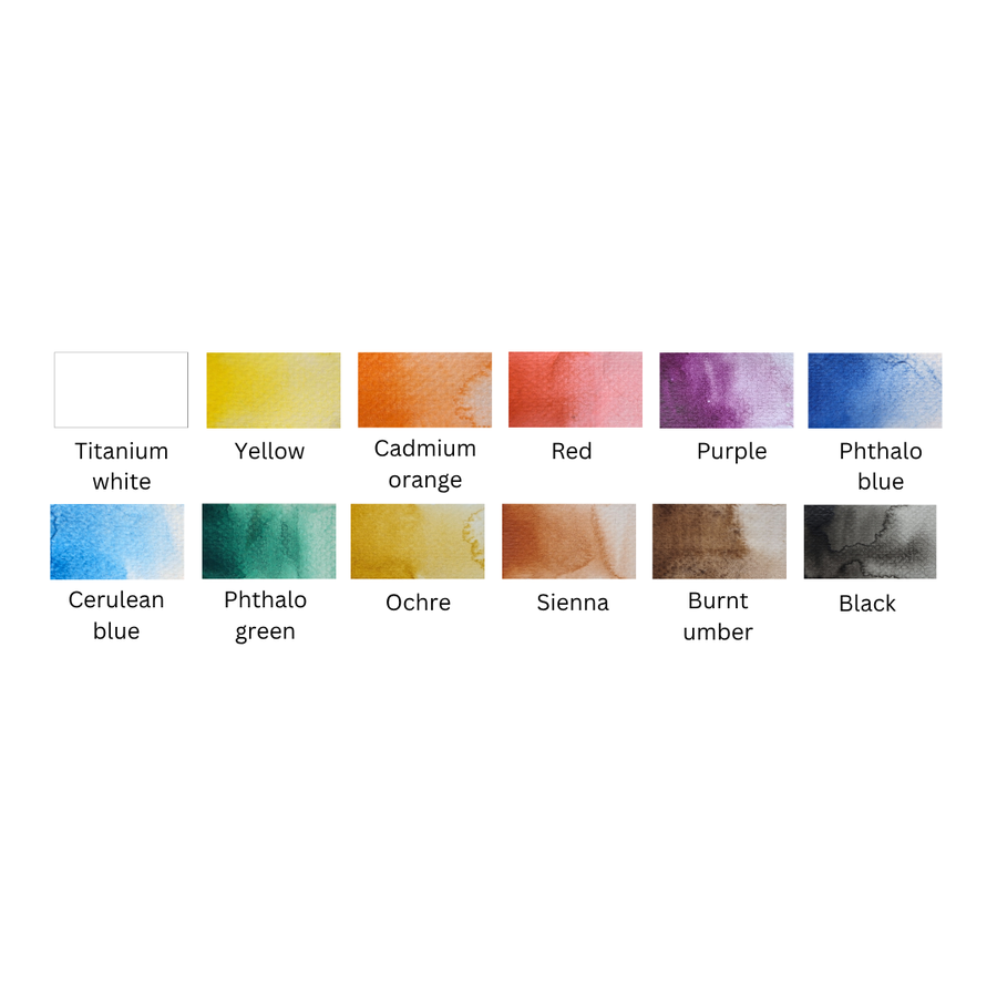 Watercolor Palette 12