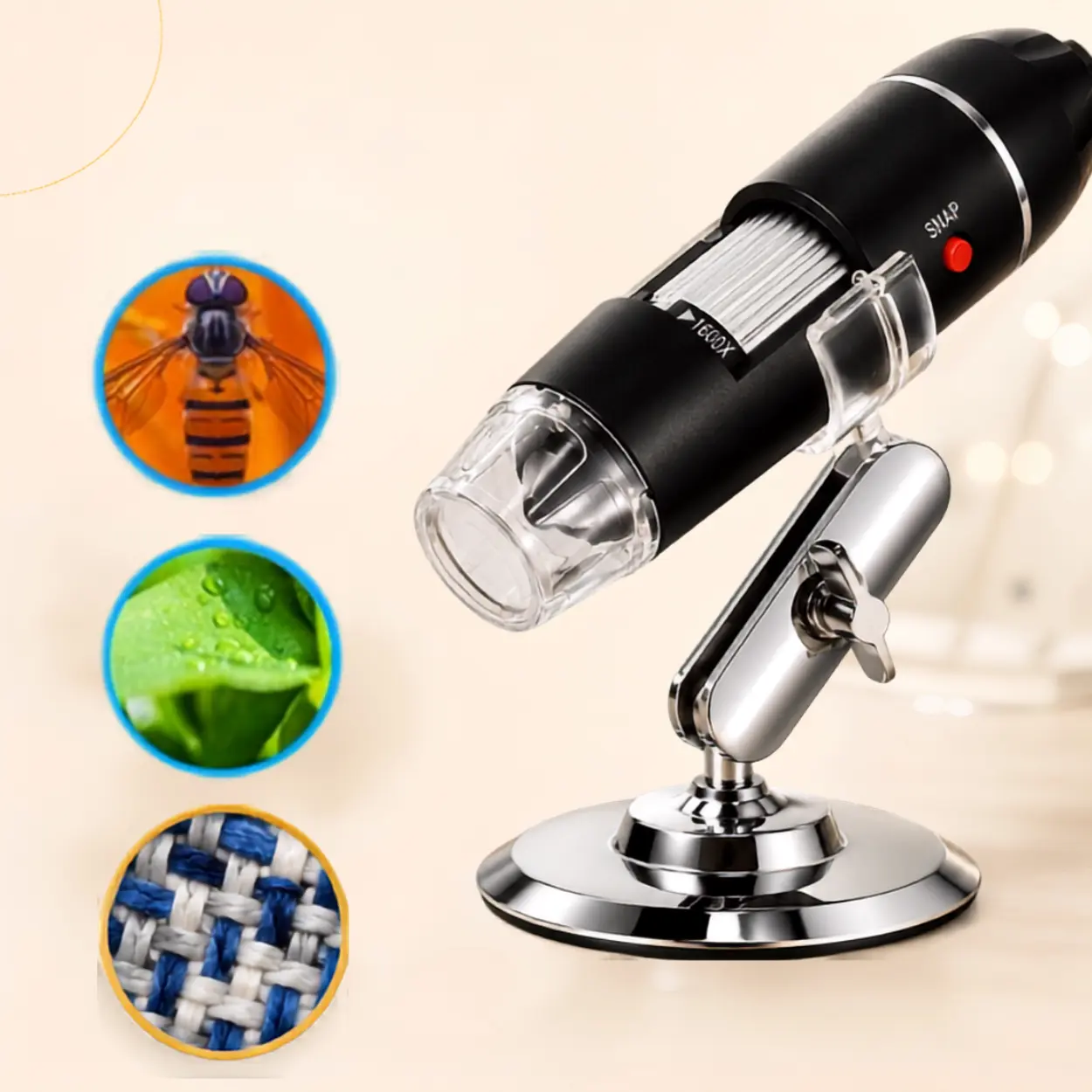 ميكروسكوب الاستكشاف الديجيتال | (USB Digital Microscope (1600X
