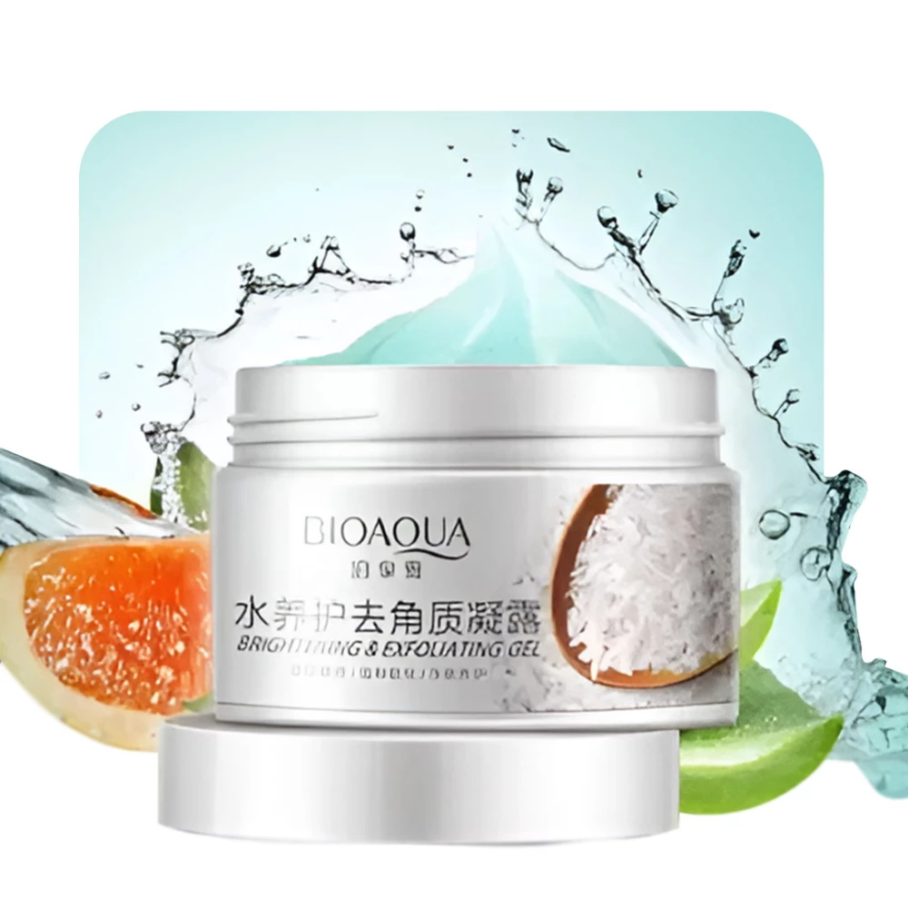 مقشر الوجه الطبيعي بخلاصة الأرز - Bioaqua Rice Exfoliating Gel Body Cream