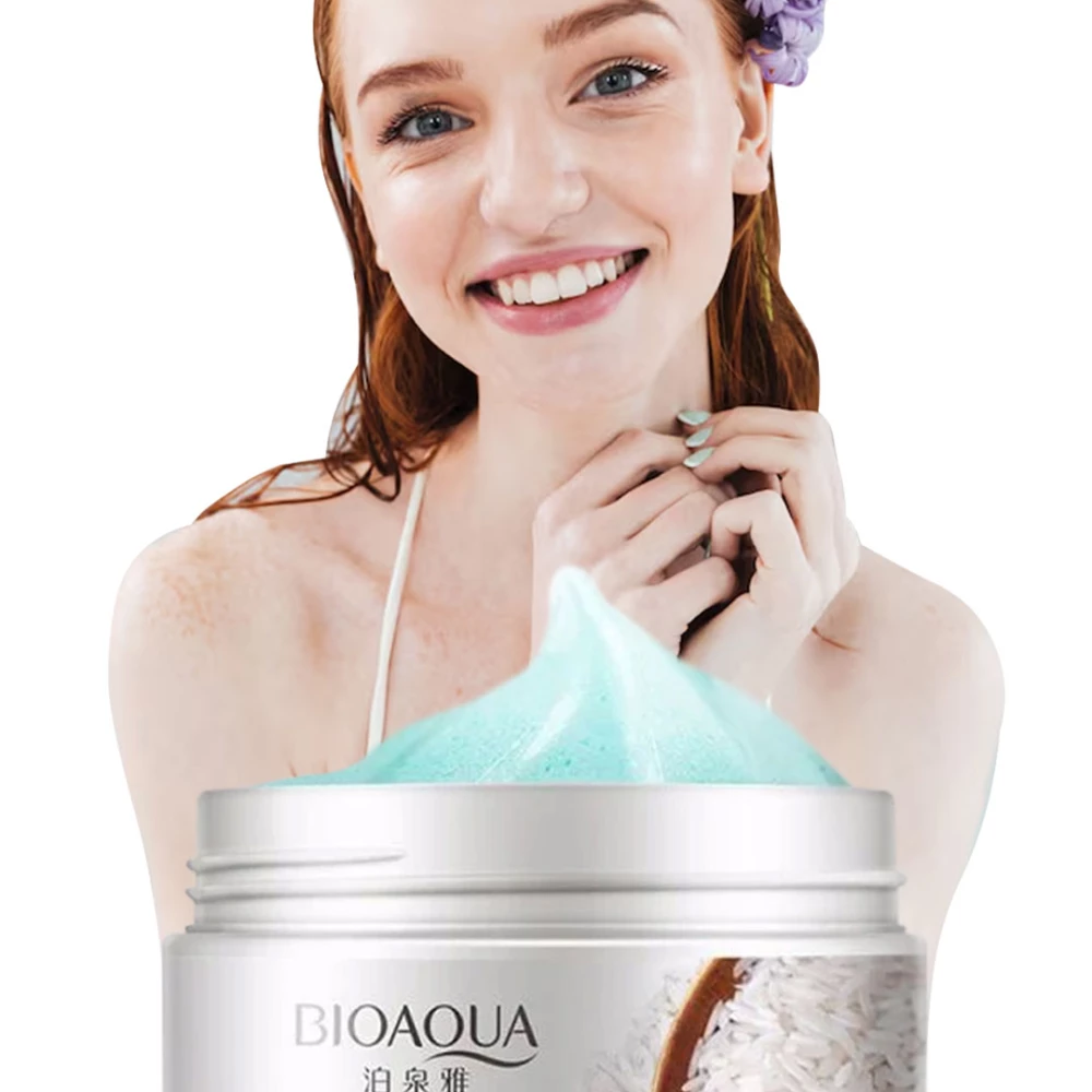 مقشر الوجه الطبيعي بخلاصة الأرز - Bioaqua Rice Exfoliating Gel Body Cream