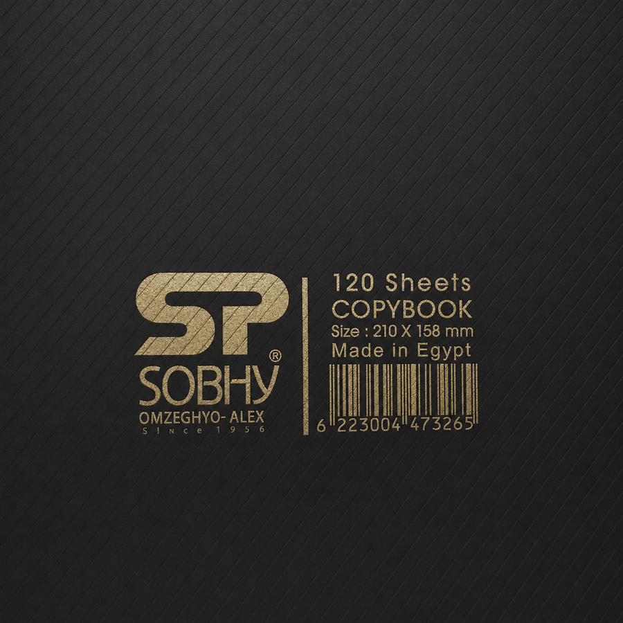 SOBHY Micro Margin Spiral A5 Notebook – 120 Sheets – 3 Subjects