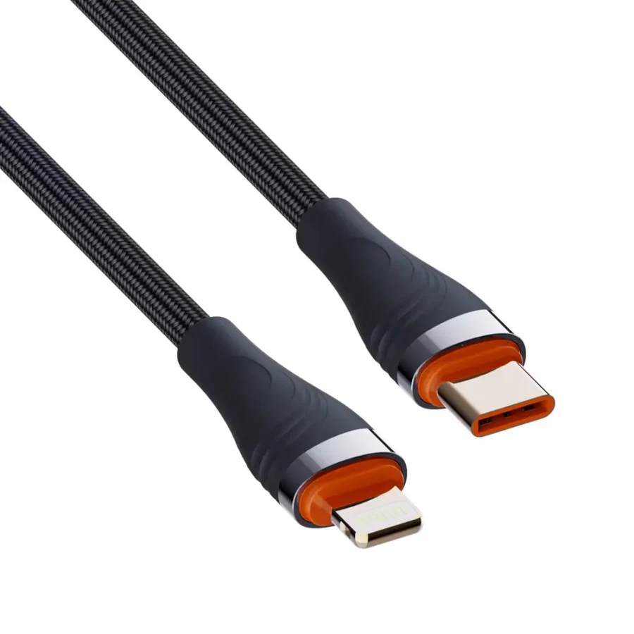 لادنيو فاست تشارجر داتا كابل تايب - سي - تو - لايتينج 1متر -30وات -LDNIO Fast Charging Data Cable TYPE-C TO Lightning (30W) (1000MM) - LC-691i