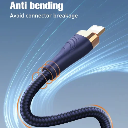 لادنيو فاست تشارجر داتا كابل تايب - سي - تو - لايتينج 1متر -30وات -LDNIO Fast Charging Data Cable TYPE-C TO Lightning (30W) (1000MM) - LC-691i