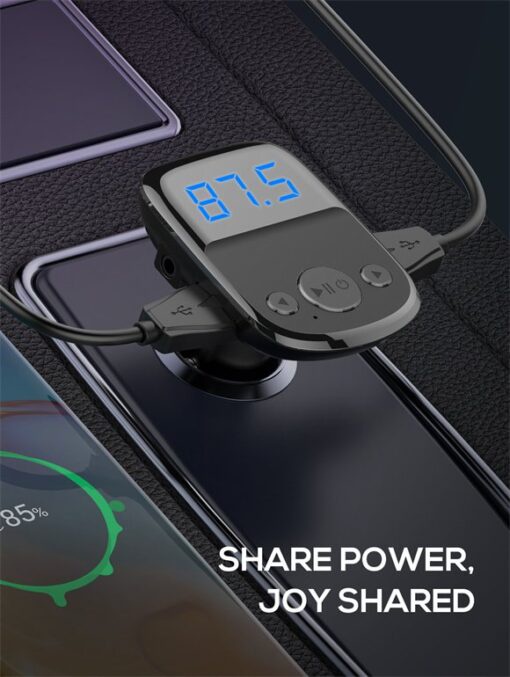 لادنيو فاست تشارجر  (إم بي 3 كار) + (بلوتوث 5.0) 25وات - LDNIO Fast Charging (MB3 Car) +(Bluetooth5.0) (25W) - C706Q 
