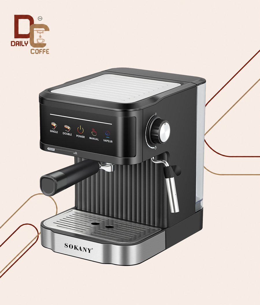 	ماكينة قهوة اسبريسو سوكاني 1.8 لتر 850 وات 15 بار موديل SK-04025