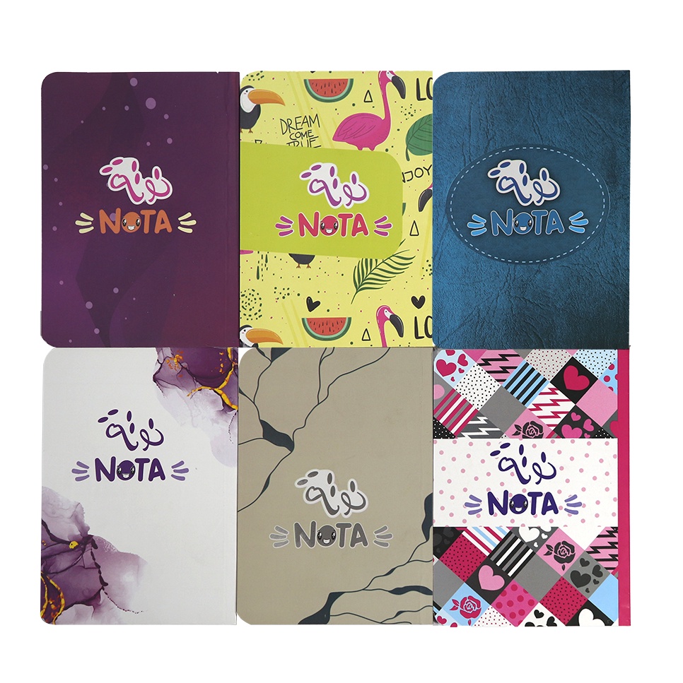 SOBHY Mini Notebook – 70 Sheets – Ruled Paper – 14 × 10 cm