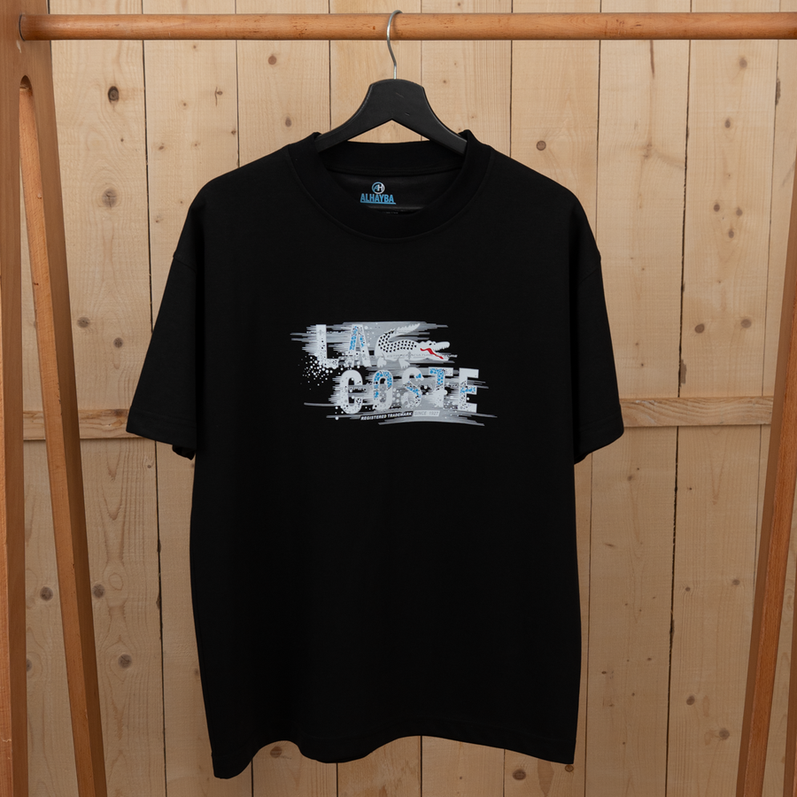 تيشرت Lacoste إنترلوك قطن Oversize | Unisex