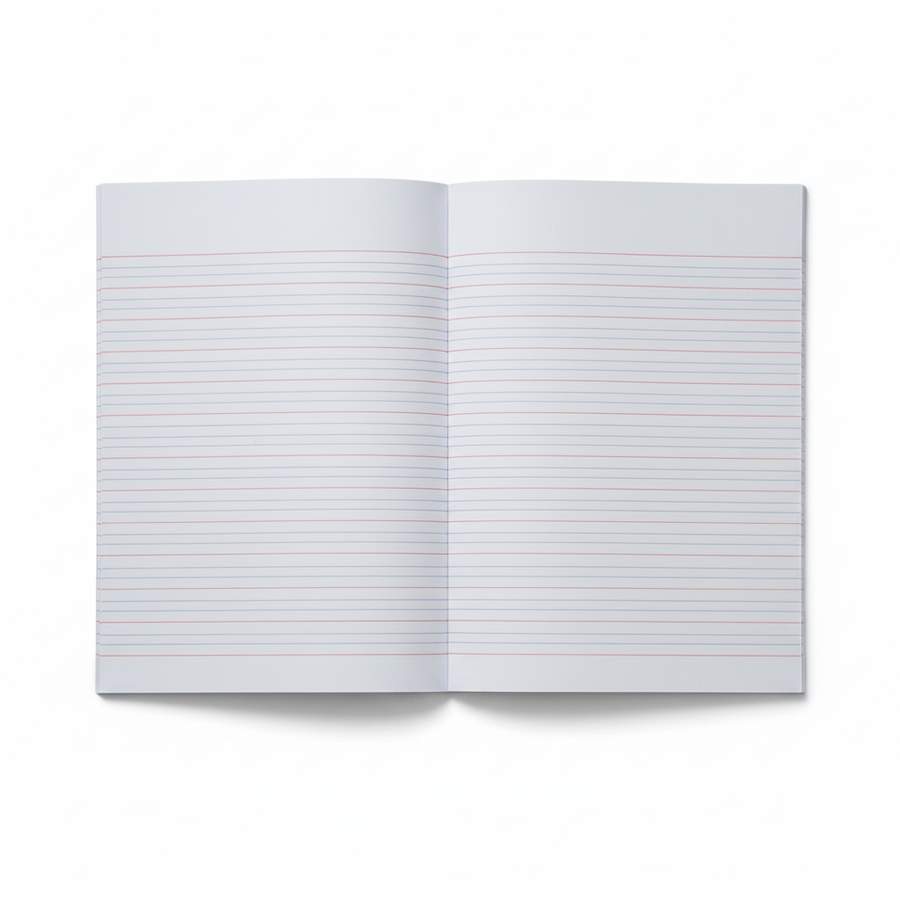 SOBHY Private Schools Sketchbook A4 – 40/60 Sheets– Pack of 10 – Multiple Rulings