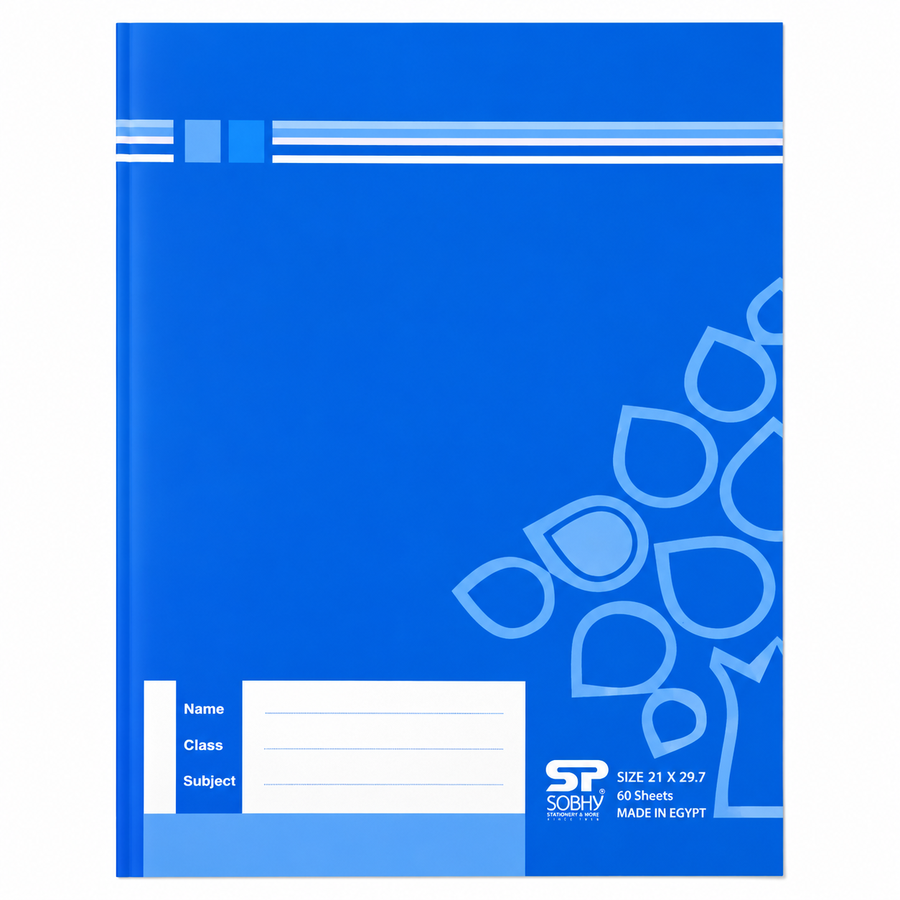 SOBHY Private Schools Sketchbook A4 – 40/60 Sheets– Pack of 10 – Multiple Rulings