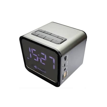 سبيكر وساعة منبه كيسونلي- KISONLI  AlMRM CLOCK SPEAKER G6
