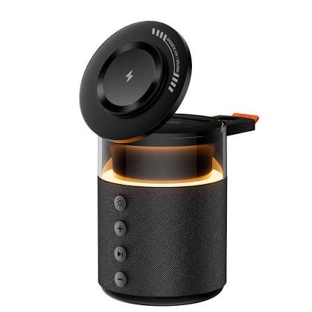 RECCI 5ini1 WIRELESS Charging15w Bluetooth SPEAKER RCW-51(ضمان 12 شهر) 