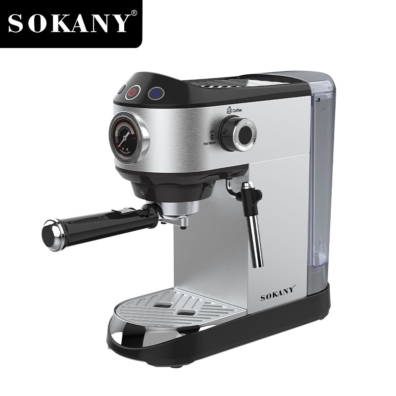 ماكينة قهوة اسبريسو سوكاني 1 لتر 1450 وات 15 بار موديل SK-696B