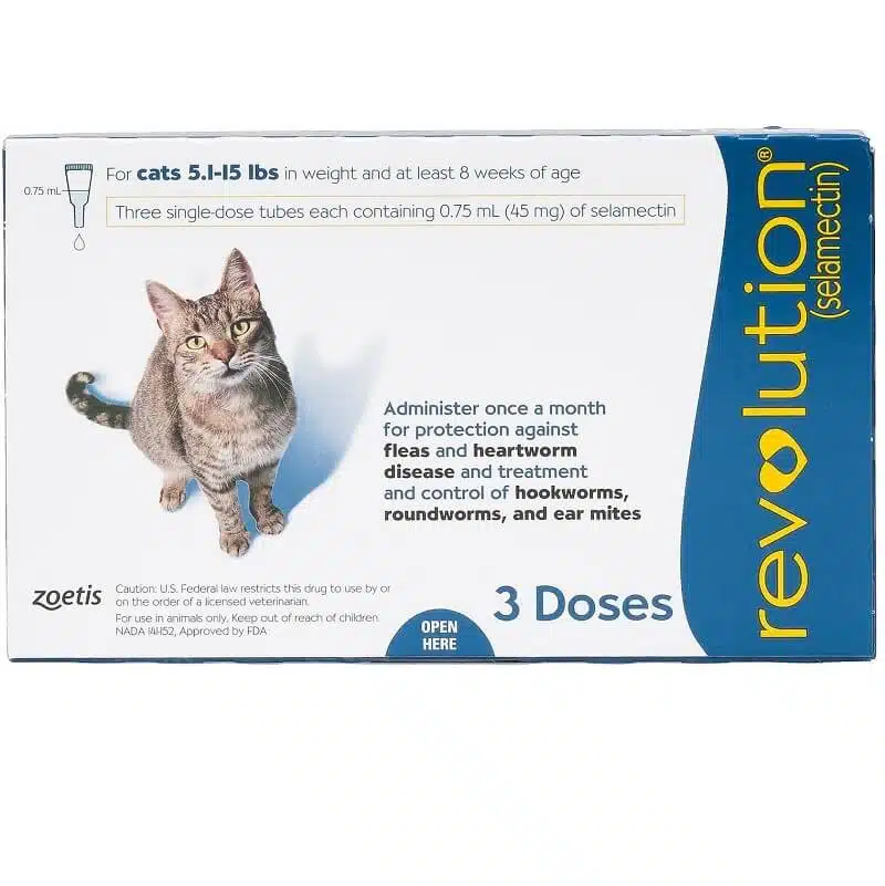 Revolution Topical Solution for Cats, 5.1-15 lbs - 1 Pipette