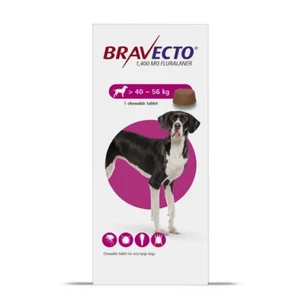Bravecto Chewable Tablet For Very Large Dogs (40 - 56 Kg) X 1 Tablet