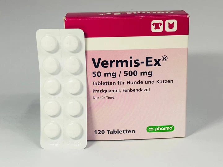 Vermis-ex 50 mg + 500 mg 1 tab.