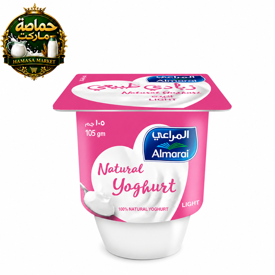 المراعي زبادي طبيعي لايت 105 جم